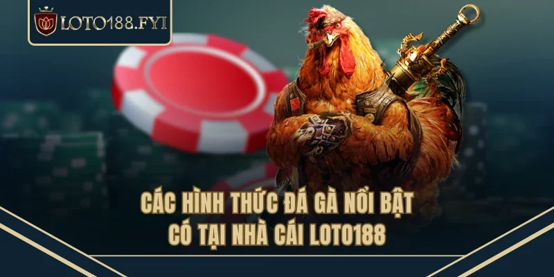 Các hình thức đá gà nổi bật có tại nhà cái LOTO188