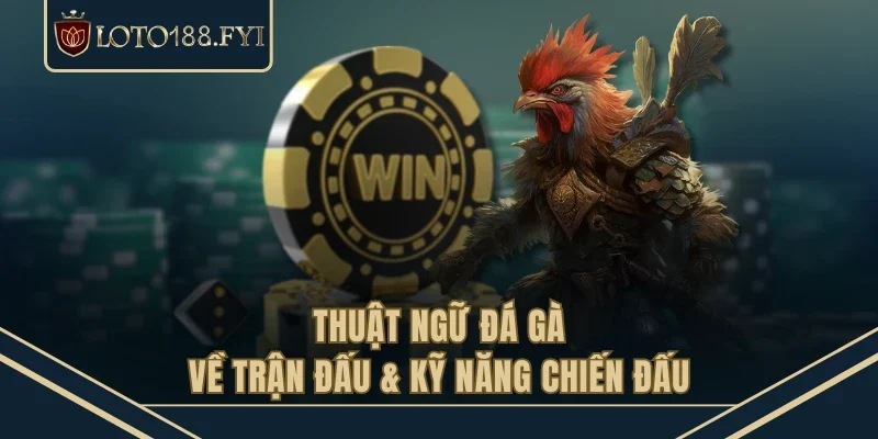 Thuật ngữ đá gà về trận đấu & kỹ năng chiến đấu