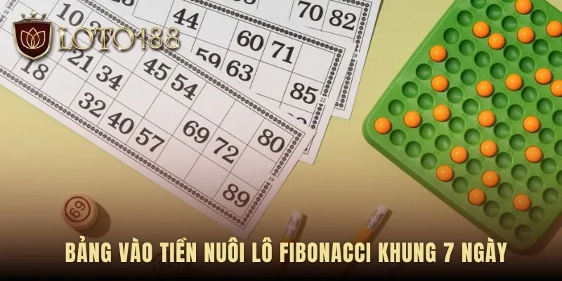 Fibonacci Lô Tô thể hiện kế hoạch phân bổ vốn 7 ngày